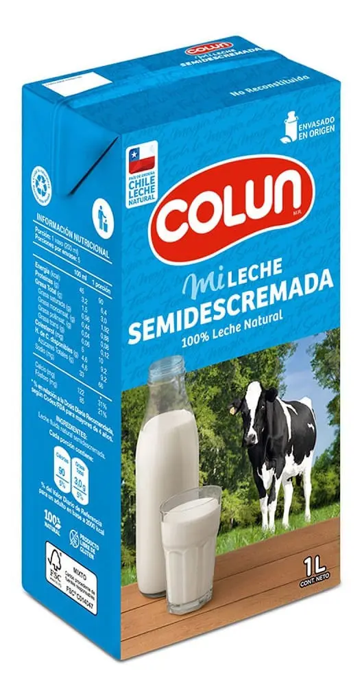 LECHE SEMIDESCREMADA S/L