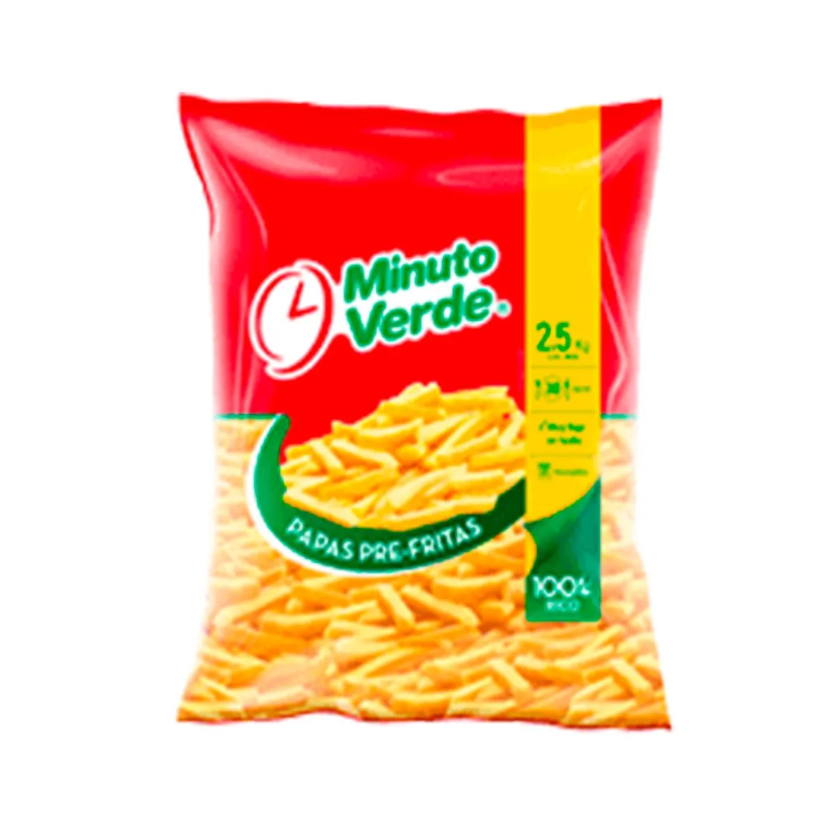 PAPAS PREFRITA MINUTO VERDE 10MM 4 * (2,5 KG)